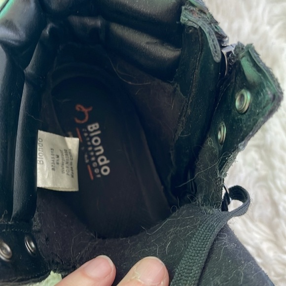 Blondo black leather ankle high boots amazing shoes great for change of seasons - Picture 5 of 8